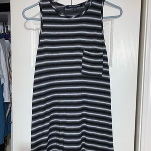 Striped sweater dress